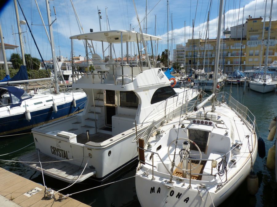 Mooring of 14x4 m before the bridges in Ampuriabrava for sale