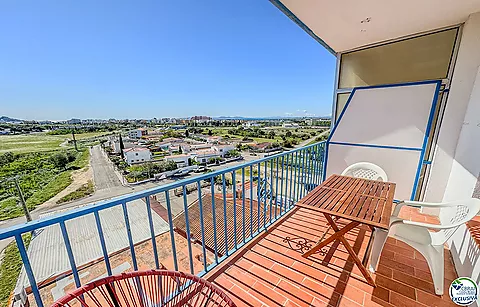 Estudio con vistas panorámicas y vistas al mar en Roses