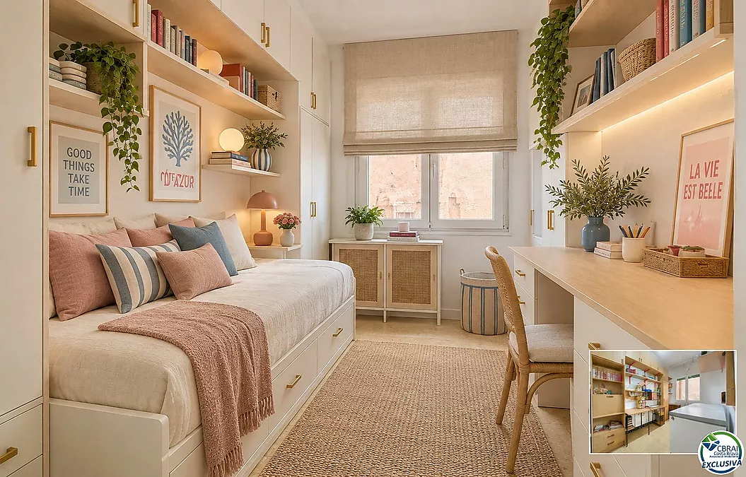 Apartment with Large Private Terrace and Building Extension Rights in the Historic Centre of Roses