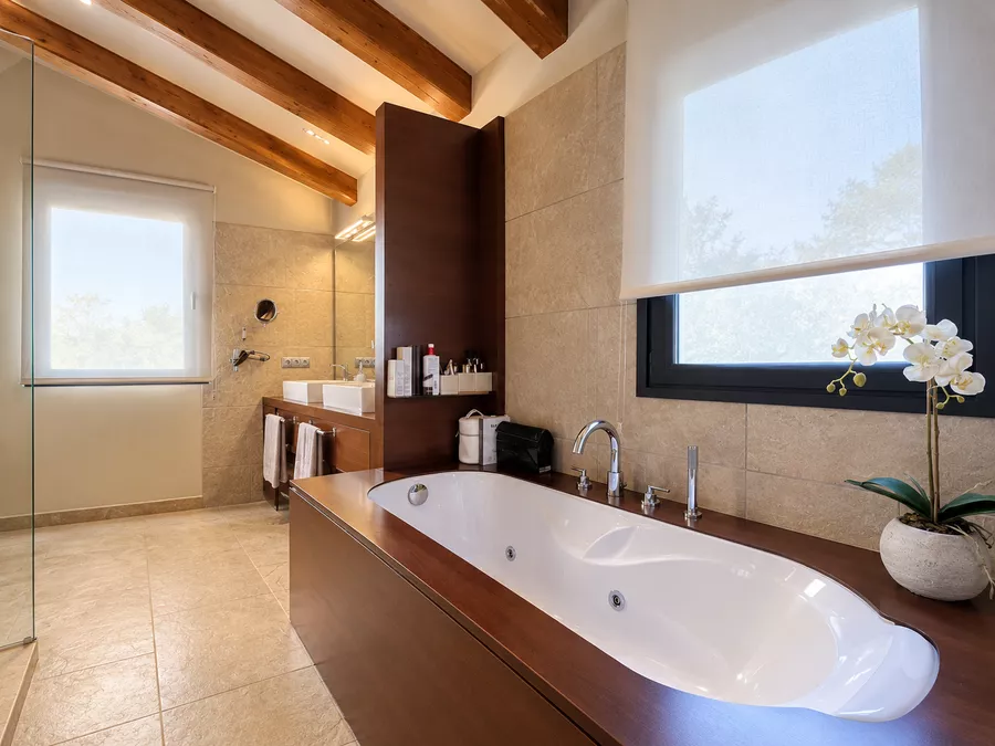 Sophisticated contemporary design villa with rustic touches, located in the heart of Alt Empordà.