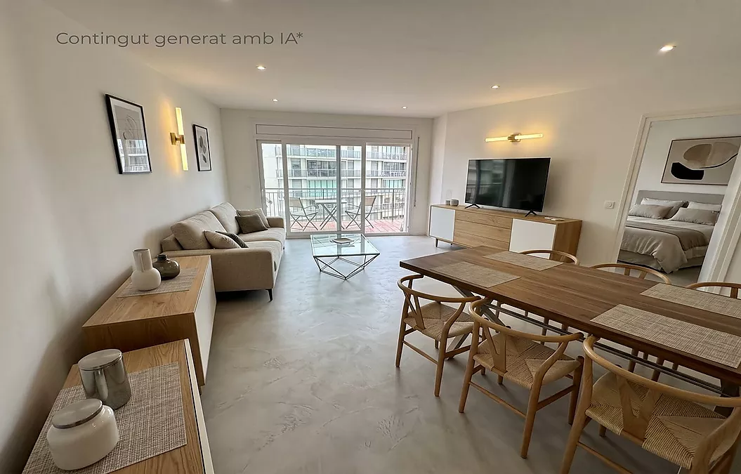 Helle Wohnung mit Terrasse — Oberste Etage, Santa Margarita, Roses