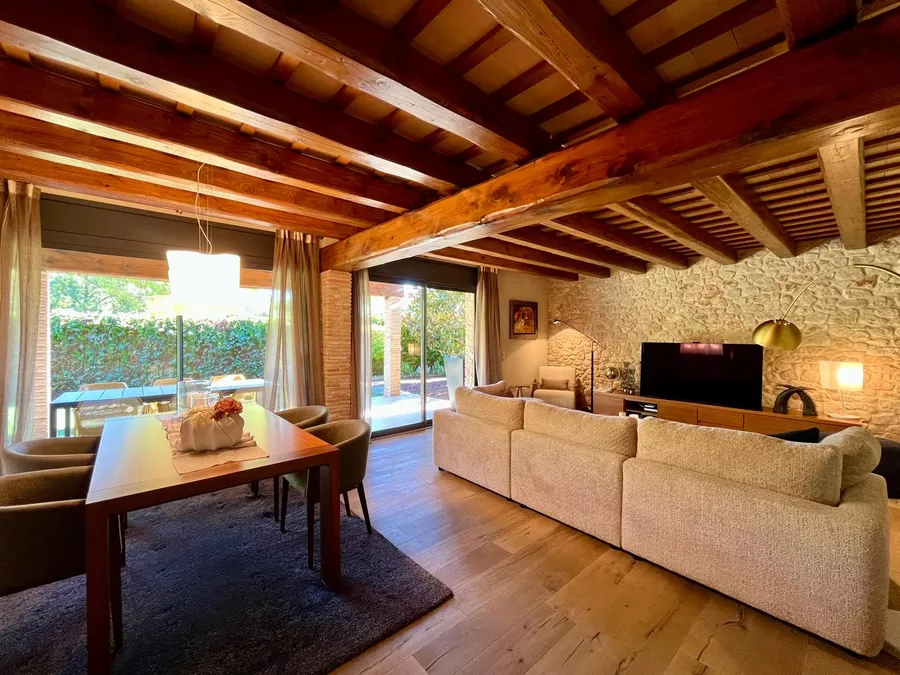 Sophisticated contemporary design villa with rustic touches, located in the heart of Alt Empordà.