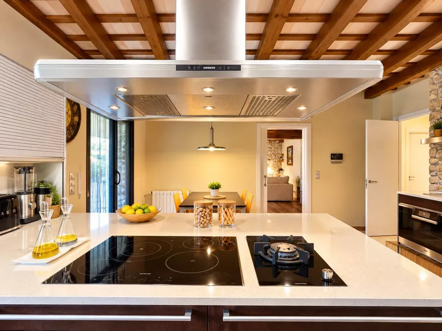 Sophisticated contemporary design villa with rustic touches, located in the heart of Alt Empordà.