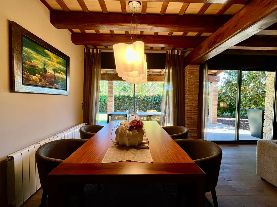 Sophisticated contemporary design villa with rustic touches, located in the heart of Alt Empordà.
