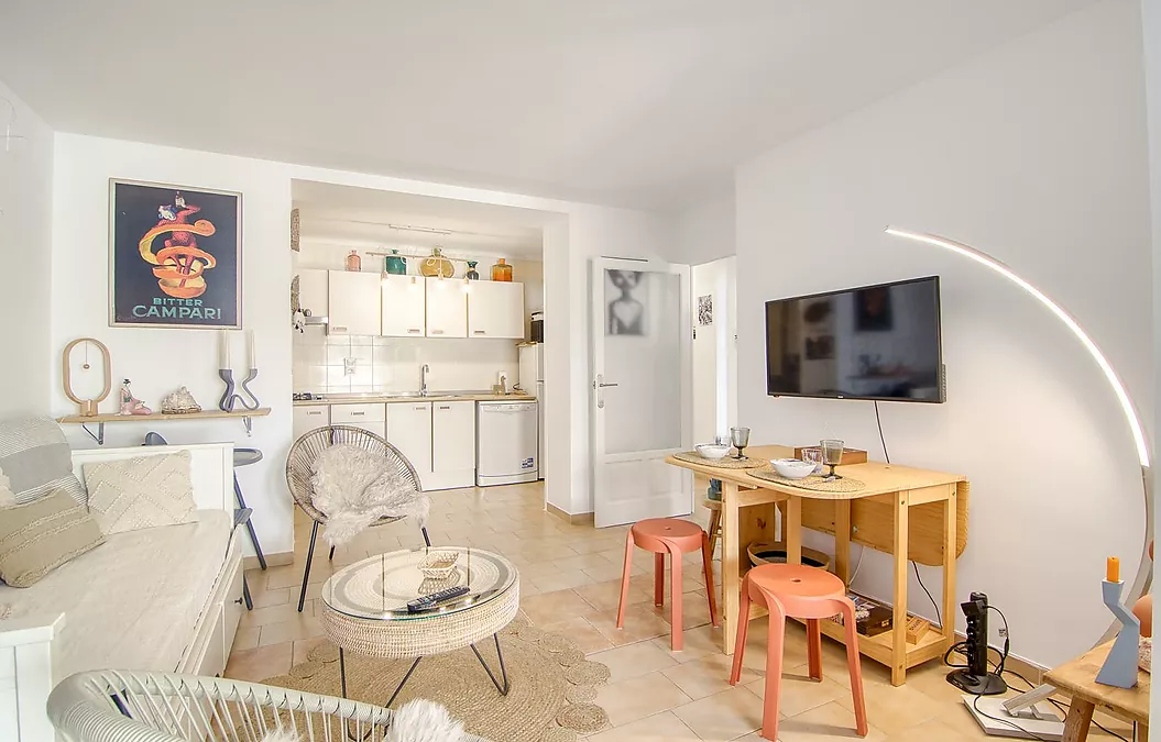 Appartement lumineux de 2 chambres proche de la plage à Roses – Quartier Riera de la Cuana