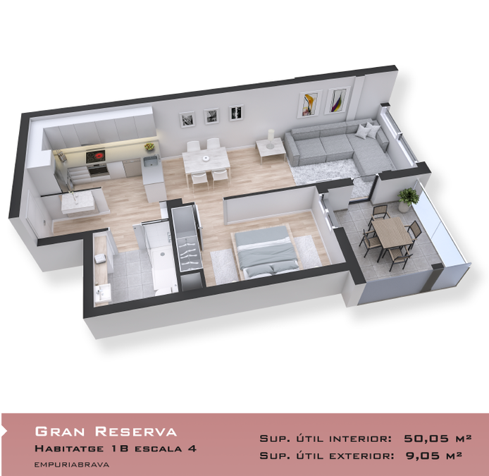 Nueva promoción de apartamentos en el centro de Empuriabrava en venta, de un o dos dormitorios